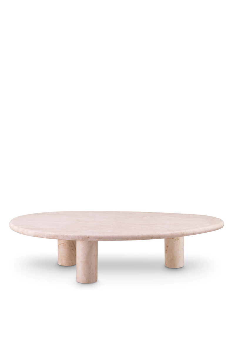 Table basse en travertin | Eichholtz Prelude  | Meubleluxe.fr