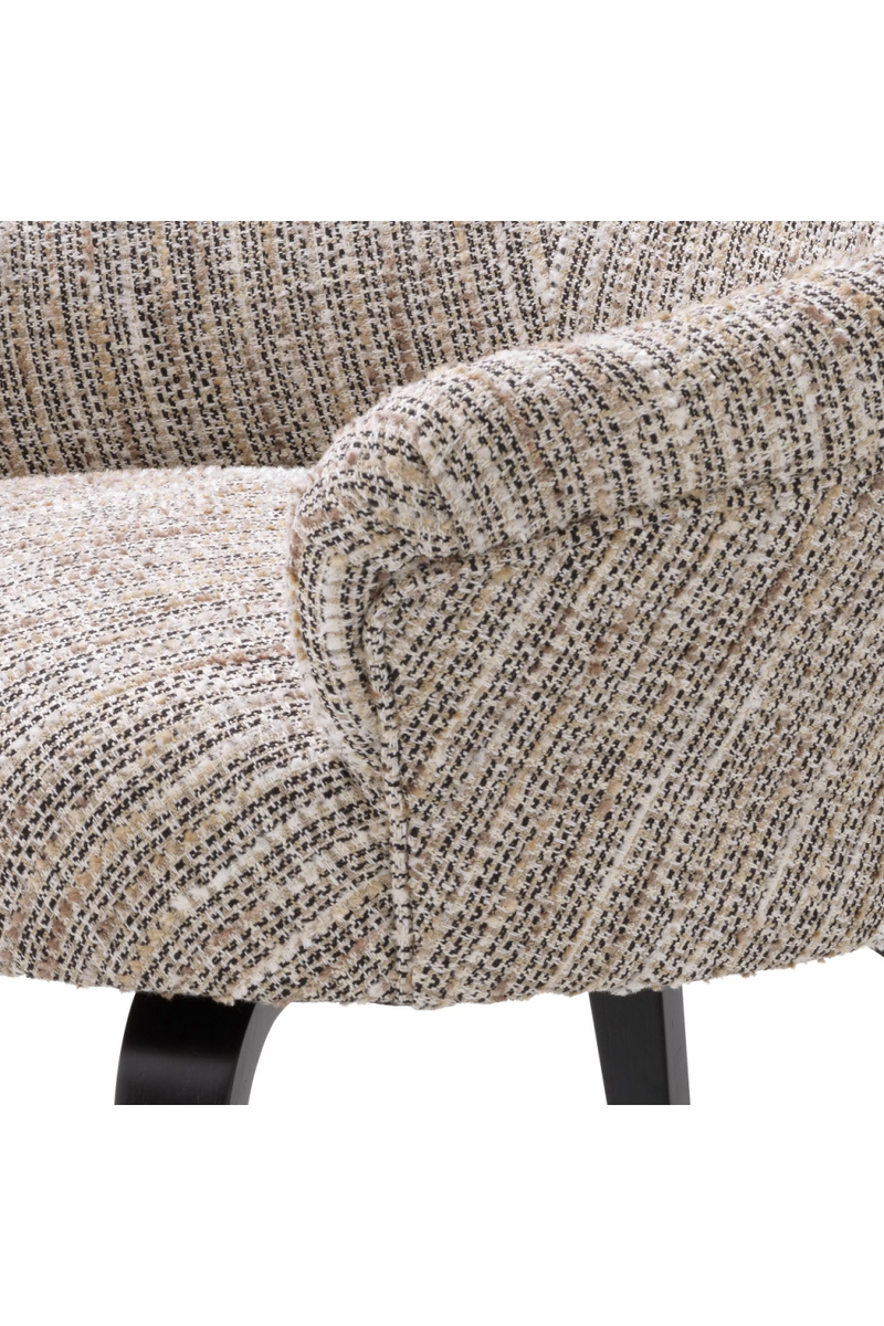 Chaise de salle à manger Mademoiselle Beige | Eichholtz Moretti | Meubleluxe.fr