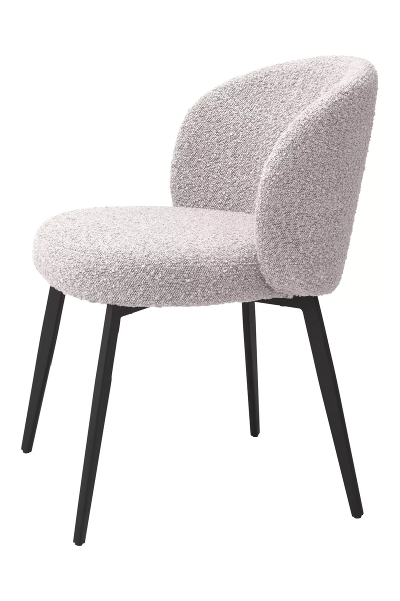 Chaise de salle à manger bouclé gris (lot de 2) | Eichholtz Lloyd | Meubleluxe.fr