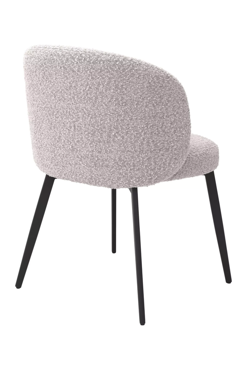 Chaise de salle à manger bouclé gris (lot de 2) | Eichholtz Lloyd | Meubleluxe.fr