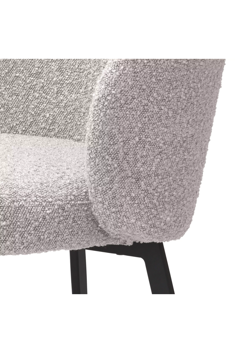 Chaise de salle à manger bouclé gris (lot de 2) | Eichholtz Lloyd | Meubleluxe.fr