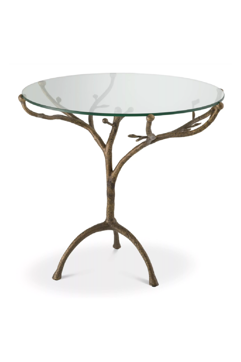 Table centrale en laiton vieilli | Eichholtz Christophe | Meubleluxe.fr 