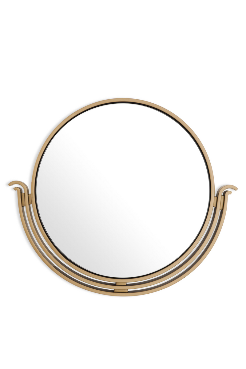 Miroir rond en laiton | Eichholtz Tombo | Meubleluxe.fr