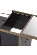 Chariot de bar en laiton brossé | Eichholtz Belini | Meubleluxe.fr