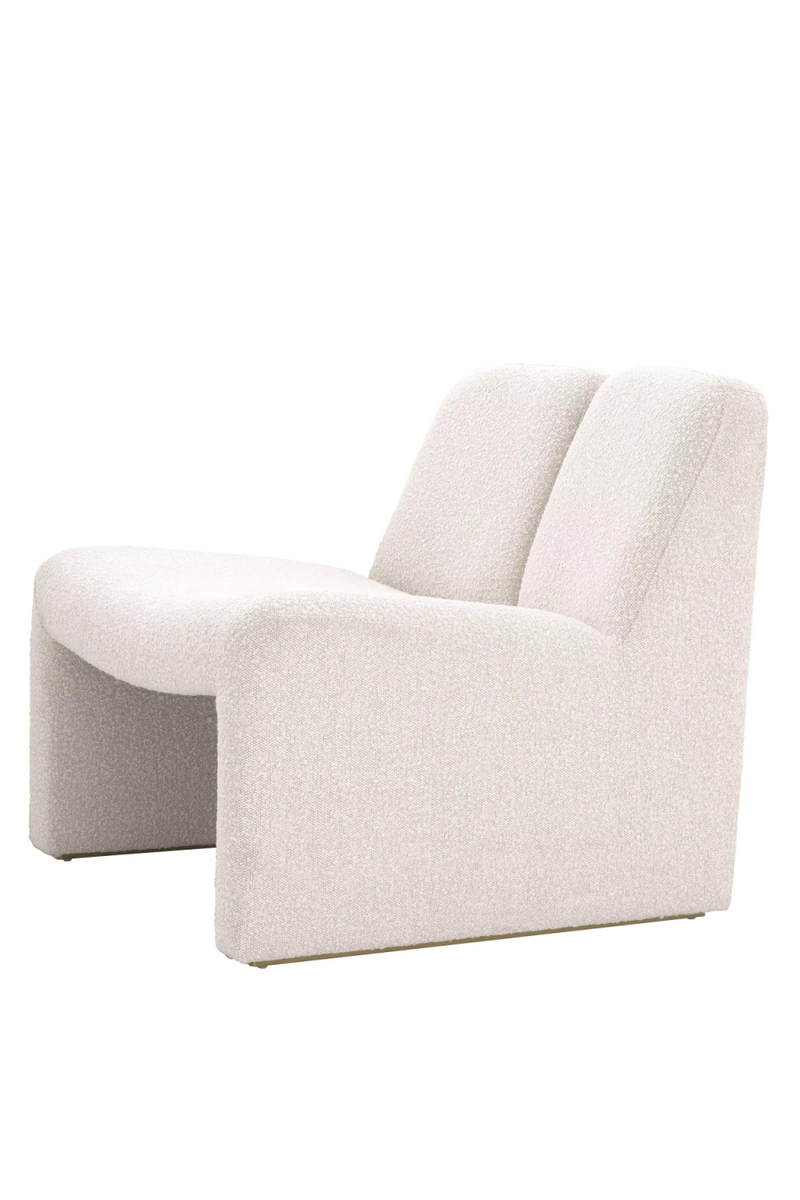 Fauteuil bouclé crème | Eichholtz Macintosh | Meubleluxe.fr