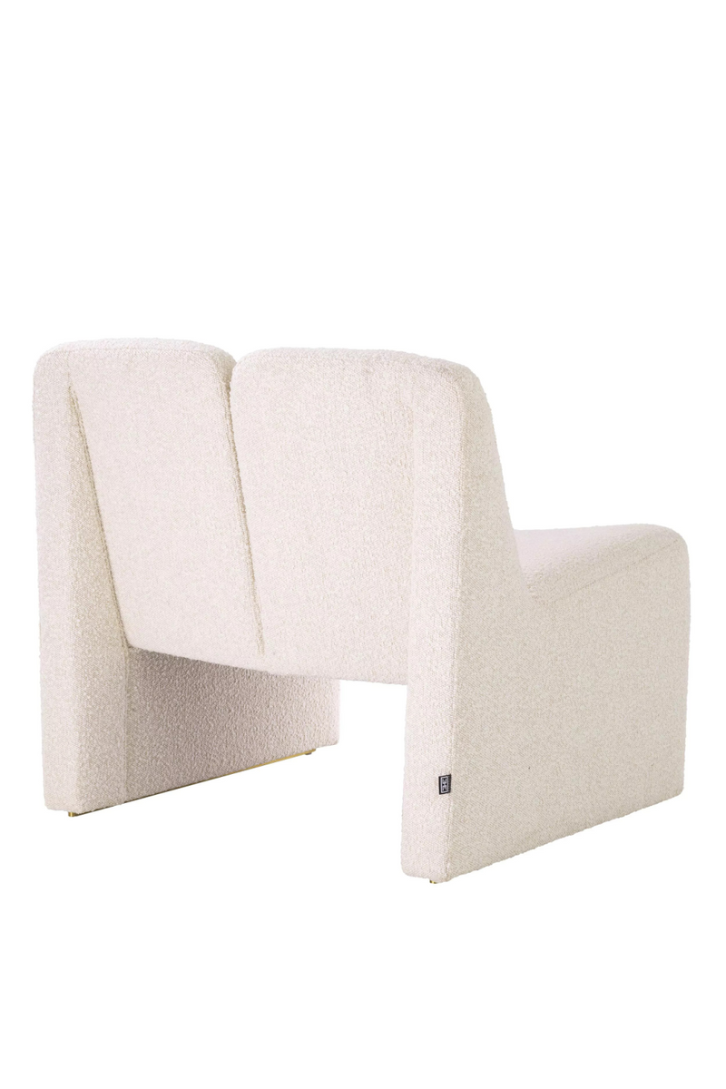 Fauteuil bouclé crème | Eichholtz Macintosh | Meubleluxe.fr