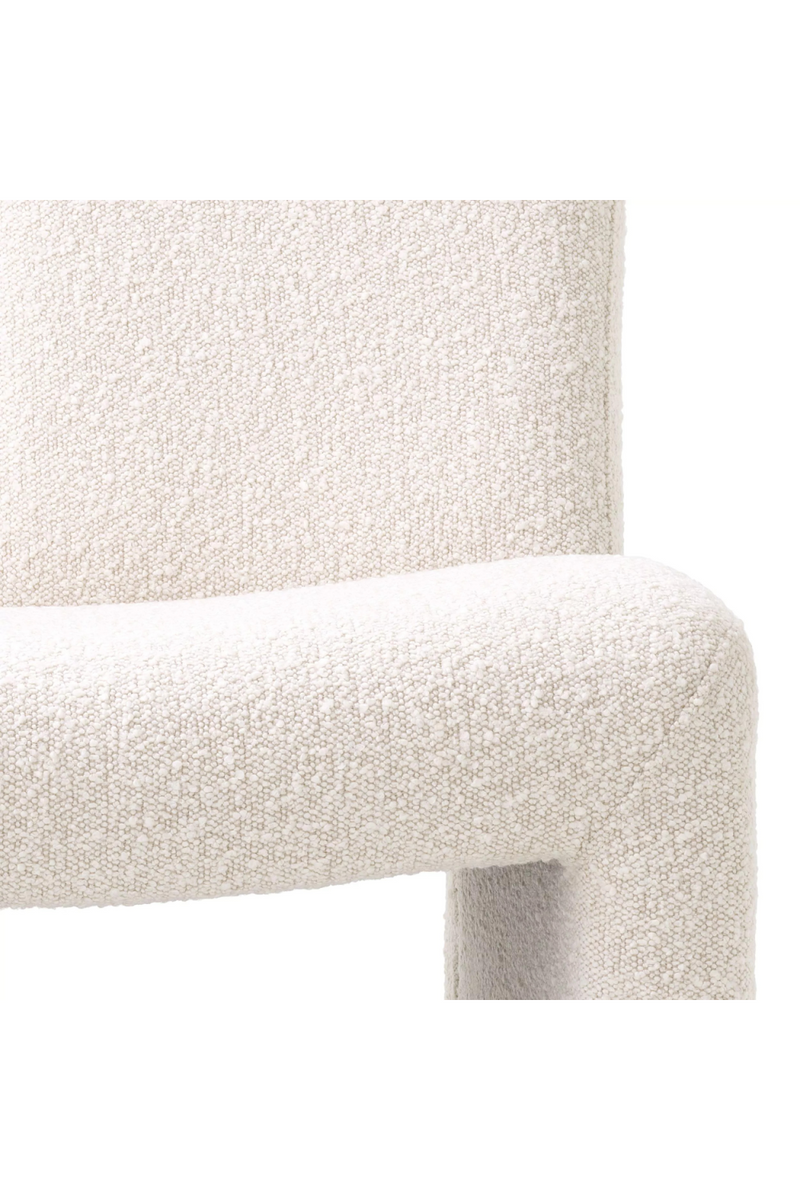 Fauteuil bouclé crème | Eichholtz Macintosh | Meubleluxe.fr