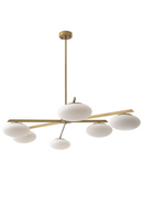 Lustre doré en verre | Eichholtz Evergreen L | Meubleluxe.fr