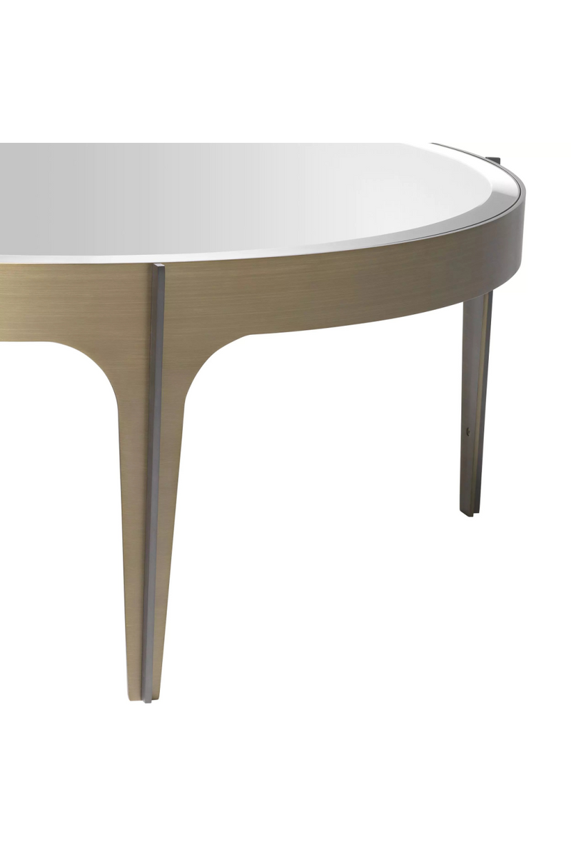 Table basse en laiton brossé | Eichholtz Artemisa S | Meubleluxe.fr