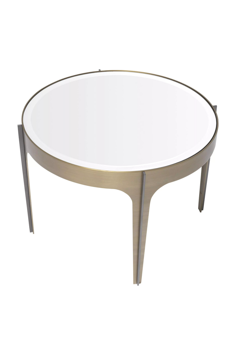 Table d'appoint en laiton brossé | Eichholtz Artemisa | Meubleluxe.fr