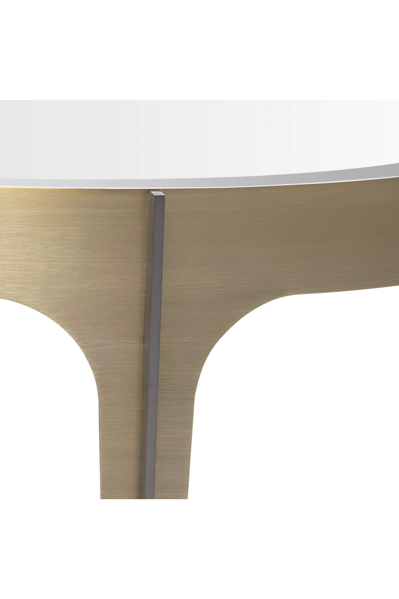 Table d'appoint en laiton brossé | Eichholtz Artemisa | Meubleluxe.fr