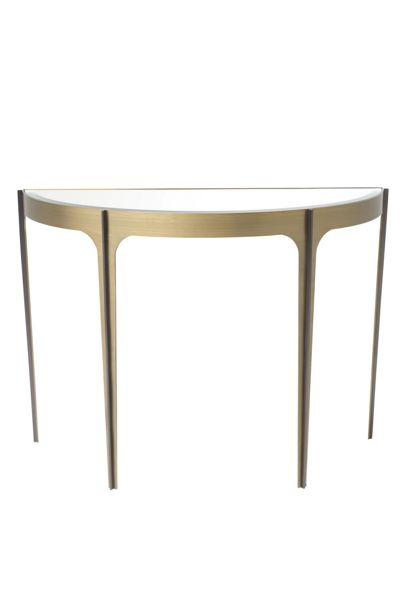 Console en laiton brossé | Eichholtz Artemisa | Meubleluxe.fr 