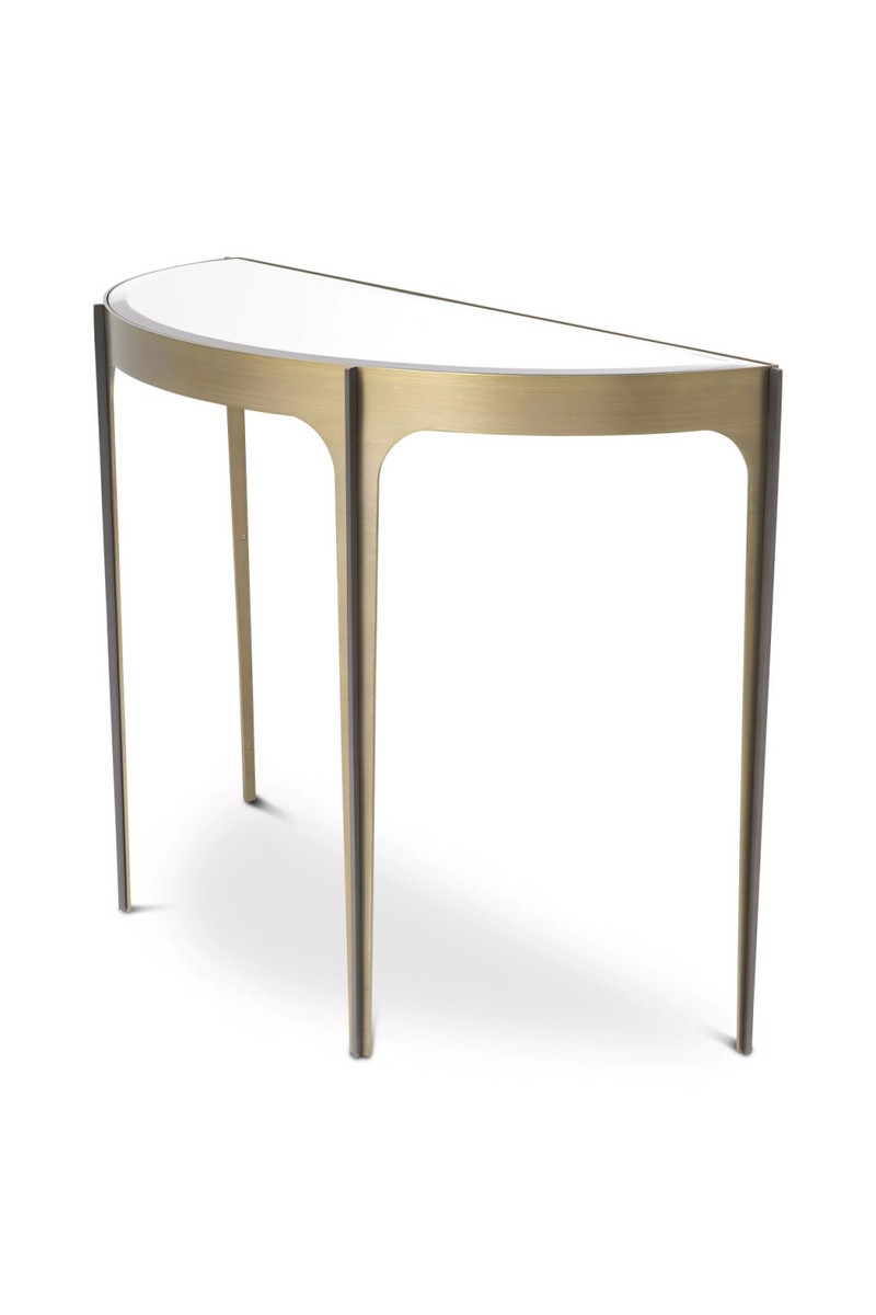 Console en laiton brossé | Eichholtz Artemisa | Meubleluxe.fr 