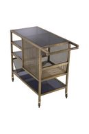 Chariot de bar en laiton vieilli | Eichholtz Sterling | Meubleluxe.fr