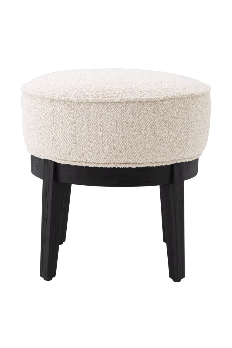 Pouf bouclé crème | Eichholtz Jarrett | Meubleluxe.fr