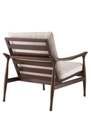 Chaise d'appoint en bois bouclé crème | Eichholtz Manzo | Meubleluxe.fr