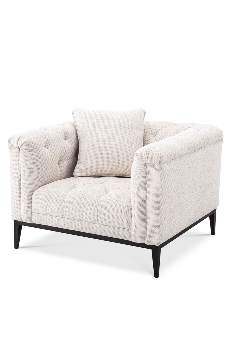 Fauteuil Lyssa blanc cassé | Eichholtz Cesare | Meubleluxe.fr