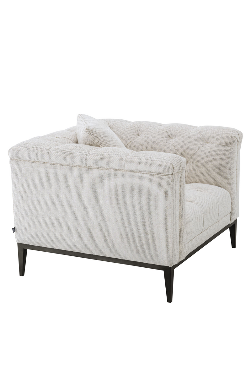 Fauteuil Lyssa blanc cassé | Eichholtz Cesare | Meubleluxe.fr