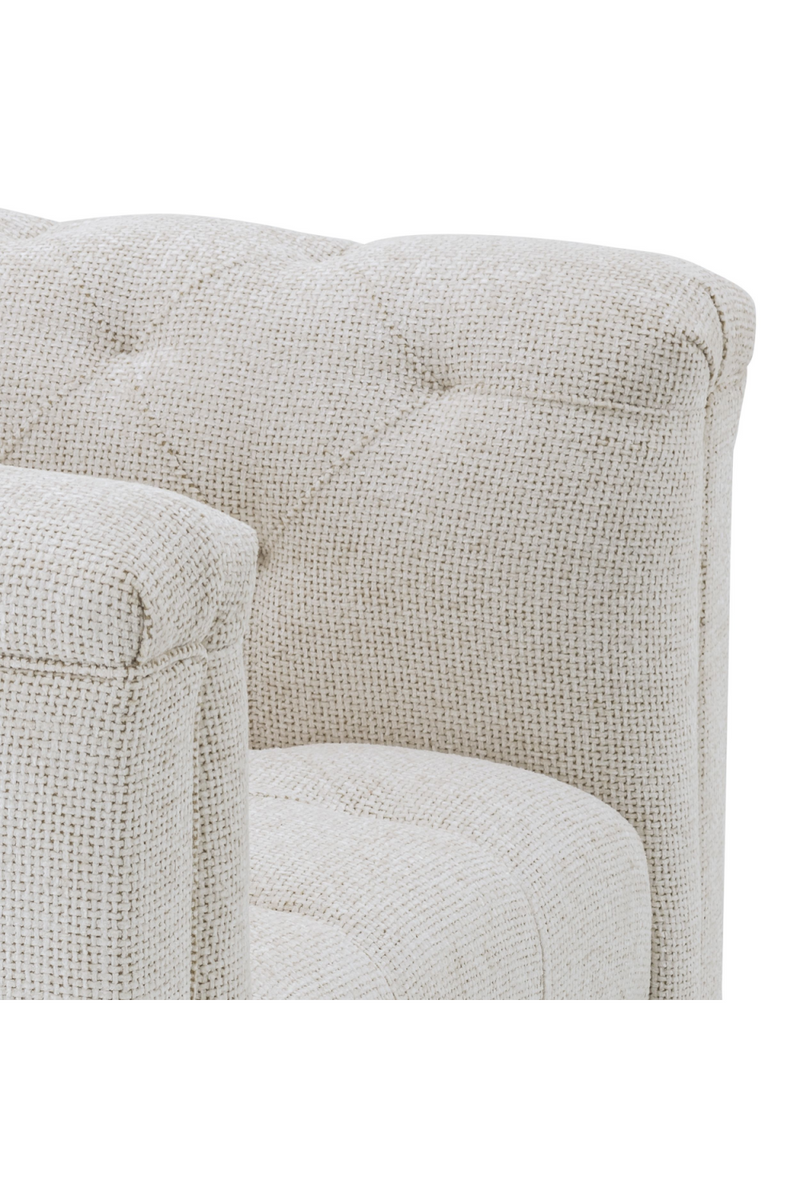 Fauteuil Lyssa blanc cassé | Eichholtz Cesare | Meubleluxe.fr