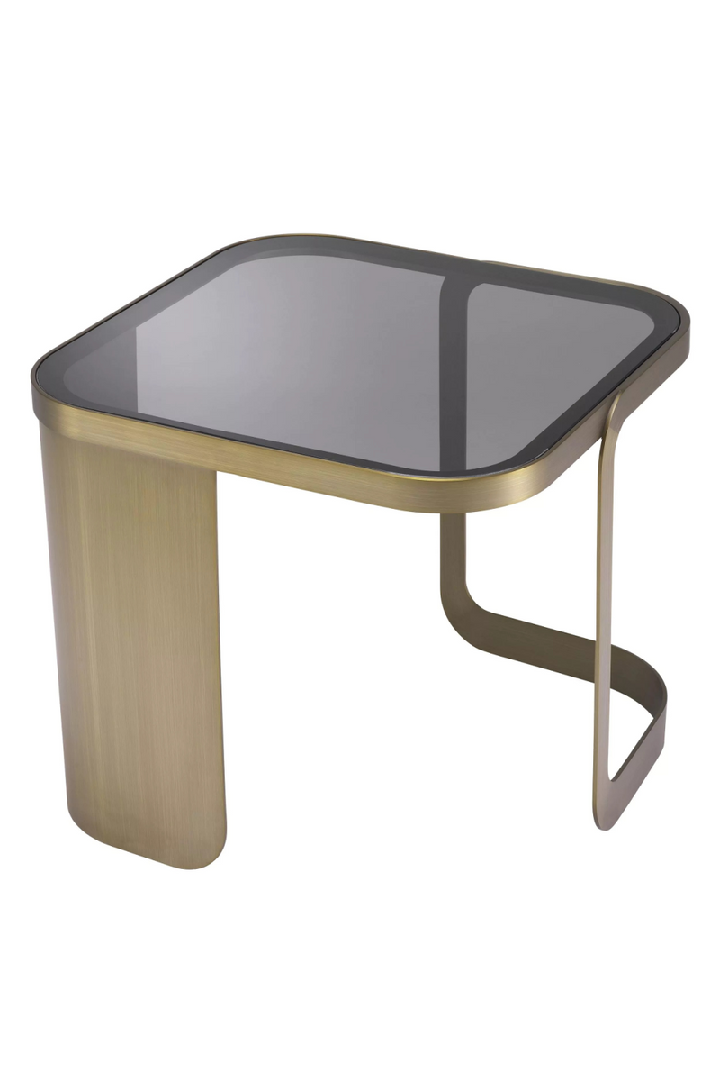 Table d'appoint en laiton brossé | Eichholtz Numa | Meubleluxe.fr