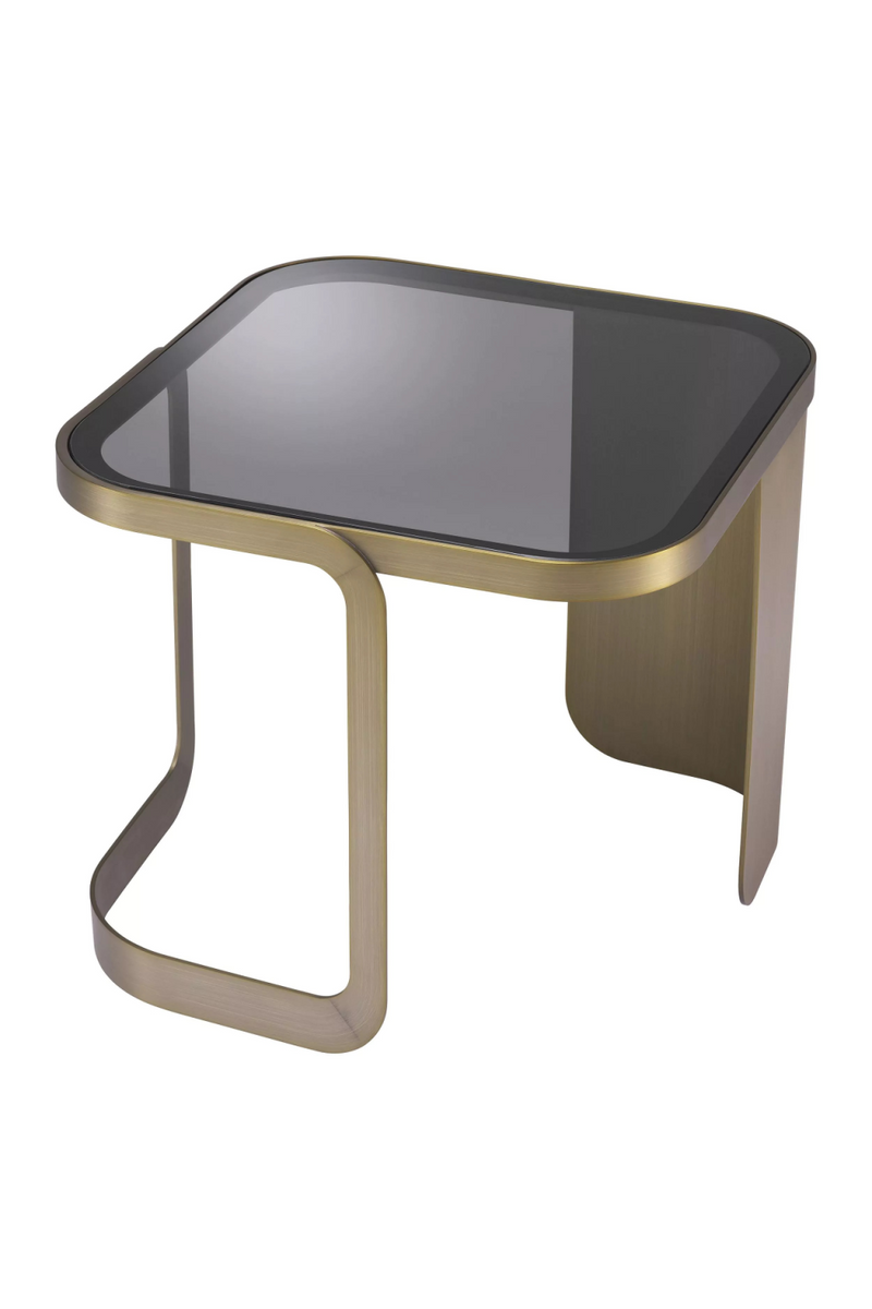 Table d'appoint en laiton brossé | Eichholtz Numa | Meubleluxe.fr