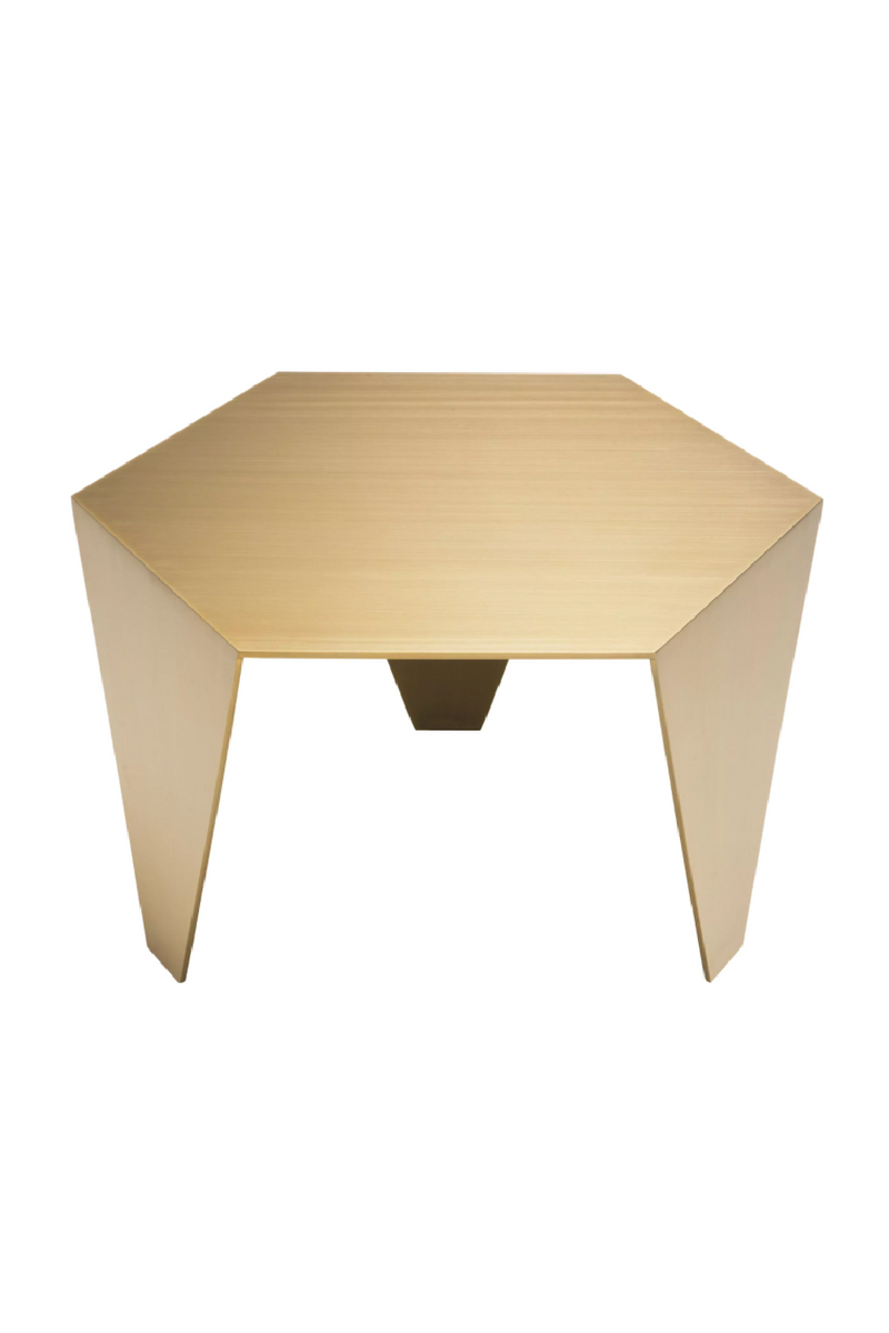 Table d'appoint en laiton brossé | Eichholtz Metro Chic | Meubleluxe.fr