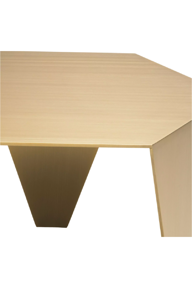 Table d'appoint en laiton brossé | Eichholtz Metro Chic | Meubleluxe.fr