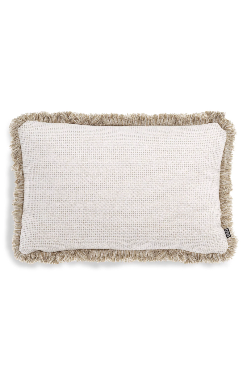 Coussin rectangulaire Lyssa blanc cassé | Eichholtz Nami | Meubleluxe.fr