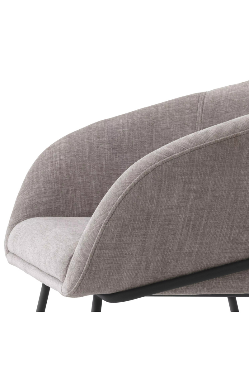 Chaise de salle à manger en Sisley gris | Eichholtz Campus | Meubleluxe.fr