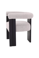 Chaise de salle à manger bouclé gris | Eichholtz Percy | Meubleluxe.fr