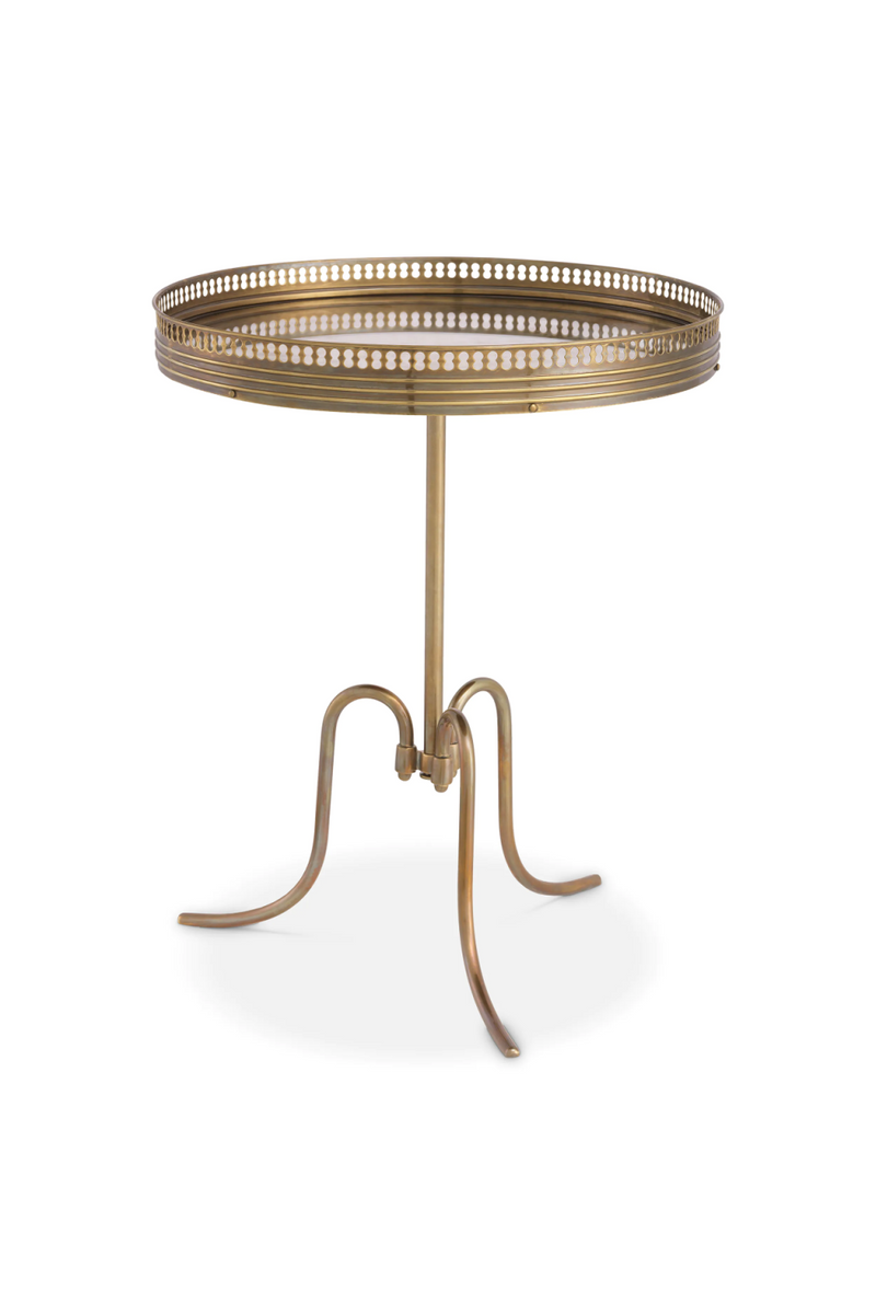 Table d'appoint en laiton vieilli | Eichholtz Classico | Meubleluxe.fr