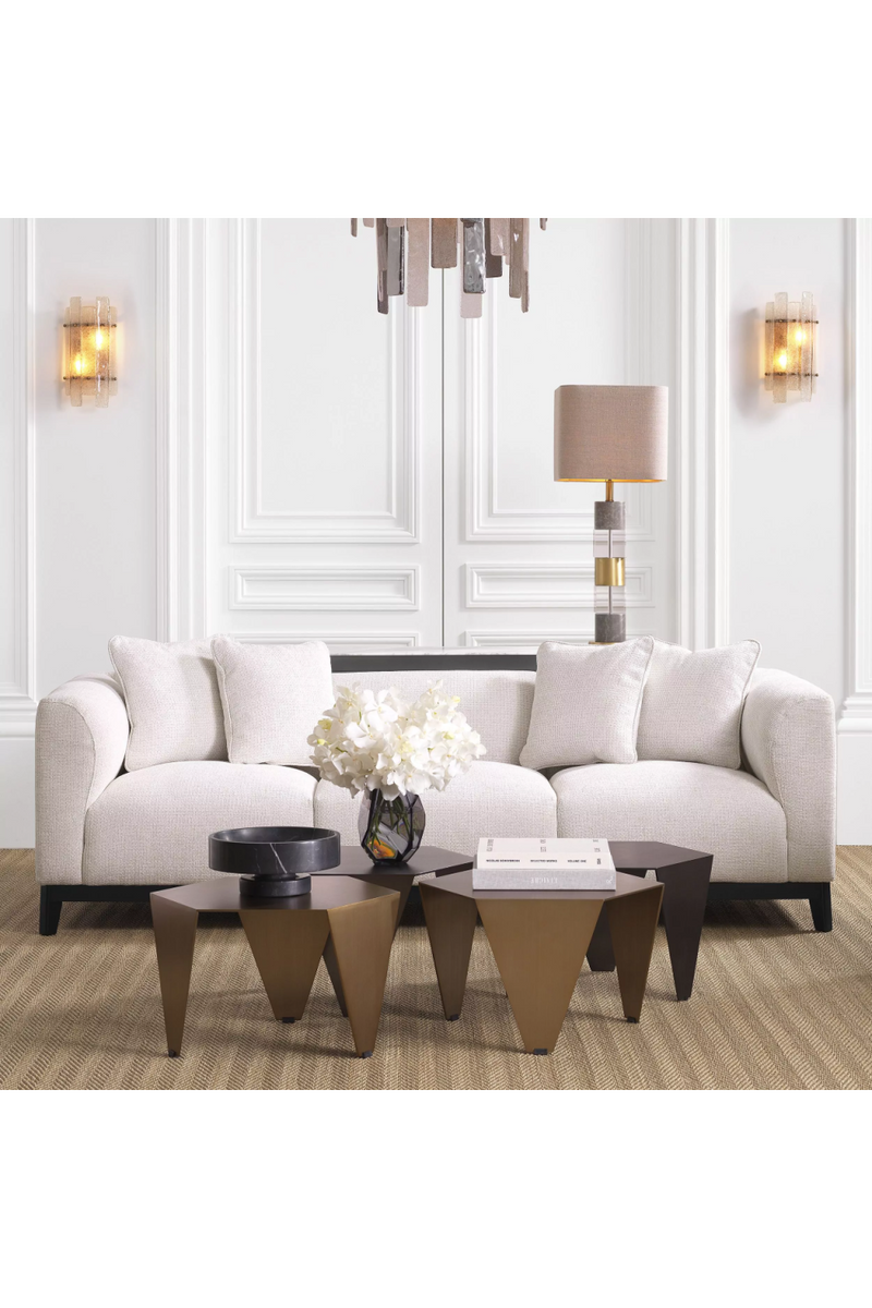 Lampe de table en marbre blanc | Eichholtz Cullingham | Meubleluxe.fr