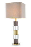 Lampe de table en marbre gris | Eichholtz Cullingham | Meubleluxe.fr