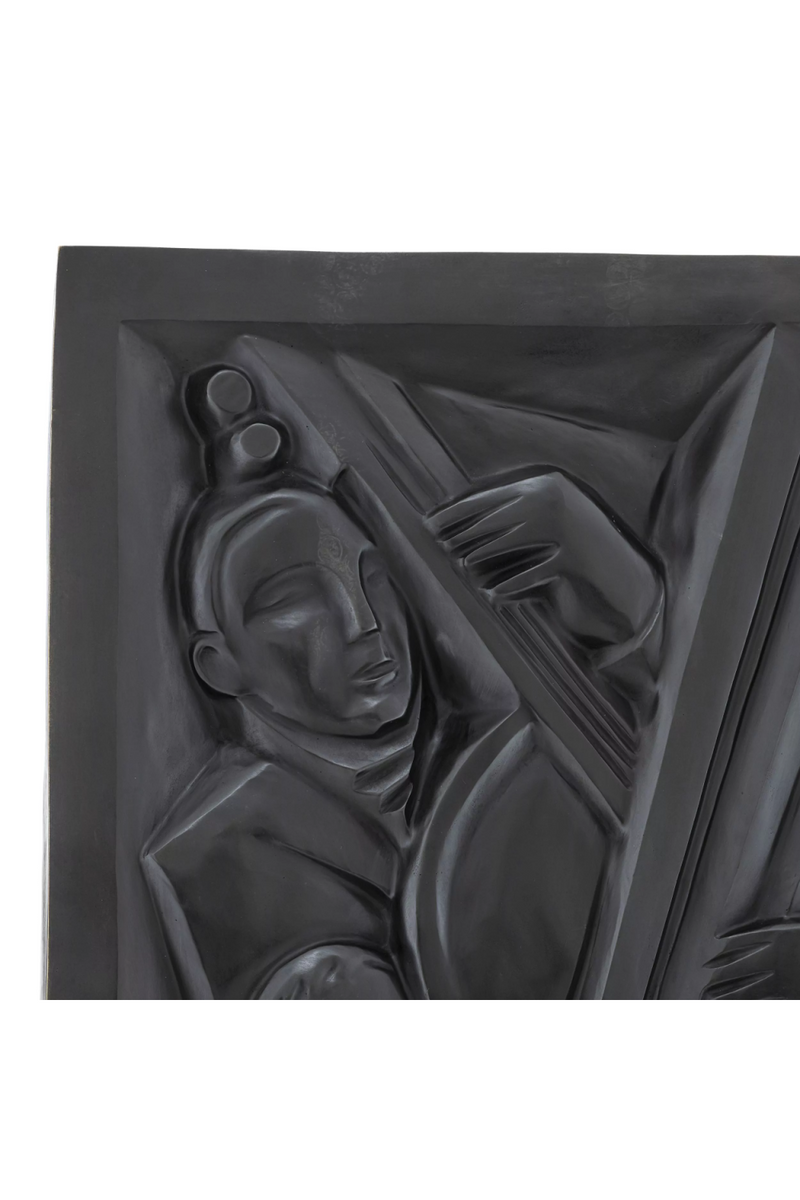 Objet décoratif mural en bronze (lot de 4) | Eichholtz Tempo | Meubleluxe.fr