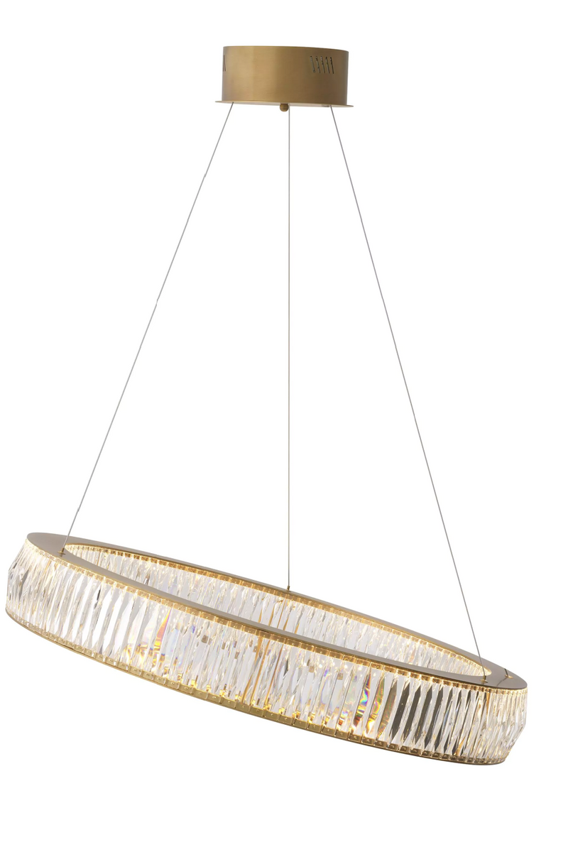 Lustre en laiton vieilli | Eichholtz Vancouver L | Meubleluxe.fr