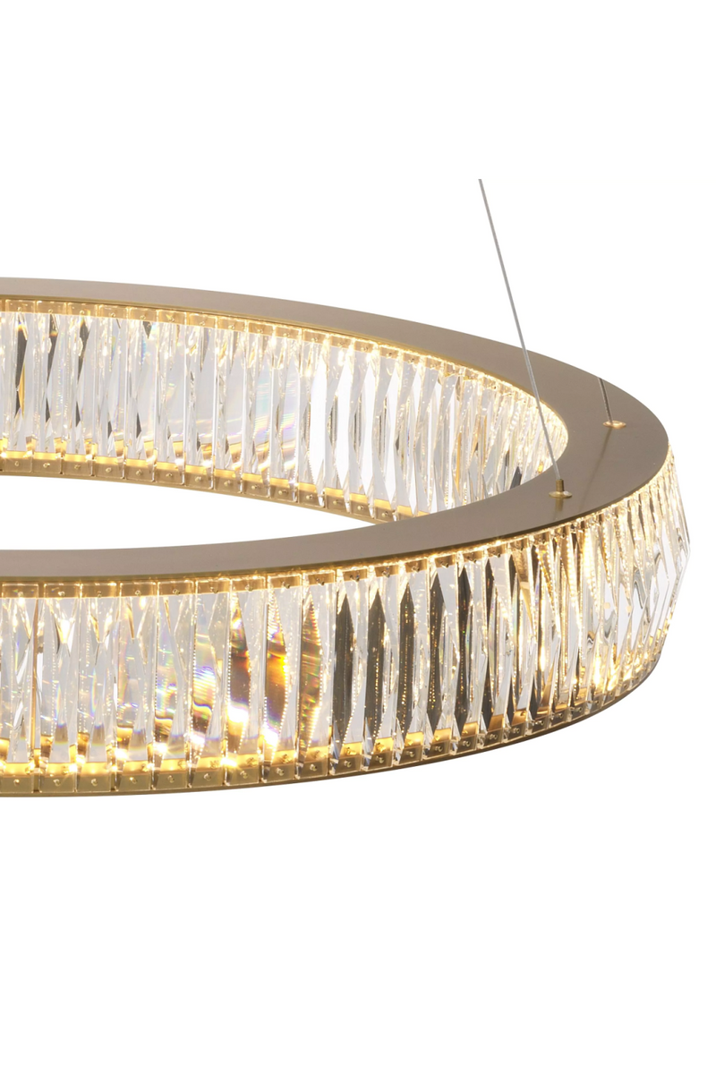 Lustre en laiton vieilli | Eichholtz Vancouver L | Meubleluxe.fr