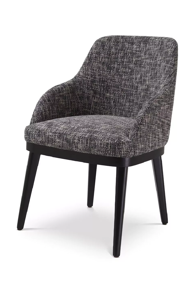 Chaise de salle à manger cambon noir | Eichholtz Costa | Meubleluxe.fr