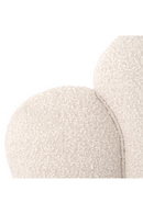 Tête de lit bouclé crème | Eichholtz Trapezium | Meubleluxe.fr