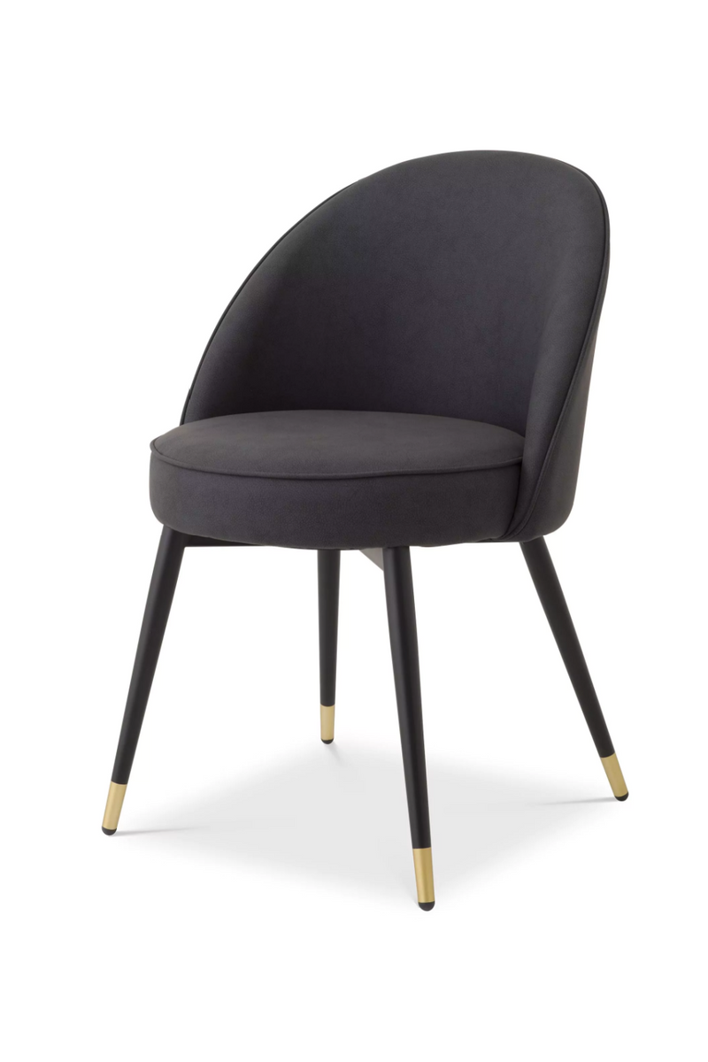 Chaise de salle à manger gris foncé (lot de 2) | Eichholtz Cooper | Meubleluxe.fr