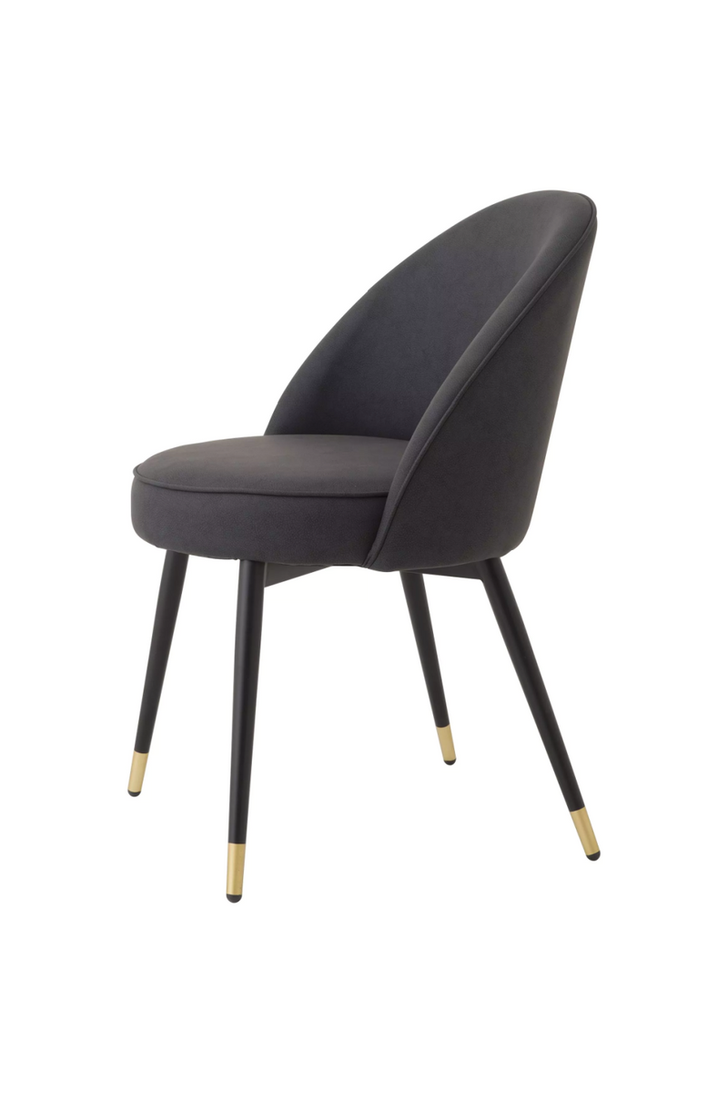 Chaise de salle à manger gris foncé (lot de 2) | Eichholtz Cooper | Meubleluxe.fr