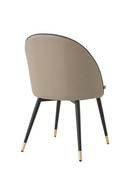 Chaise de salle à manger en cuir beige (lot de 2) | Eichholtz Cooper | Meubleluxe.fr