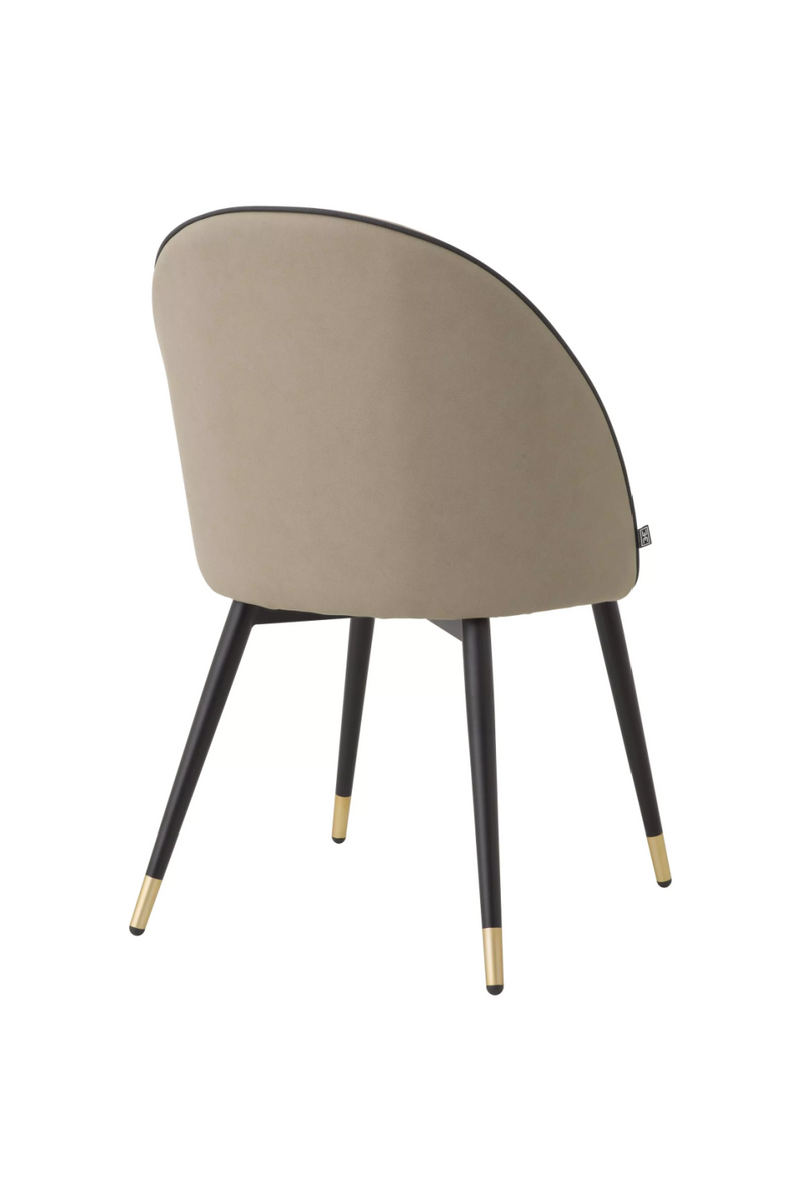 Chaise de salle à manger en cuir beige (lot de 2) | Eichholtz Cooper | Meubleluxe.fr