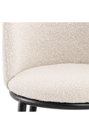 Chaise de salle à manger bouclé crème (lot de 2) | Eichholtz Filmore | Meubleluxe.fr