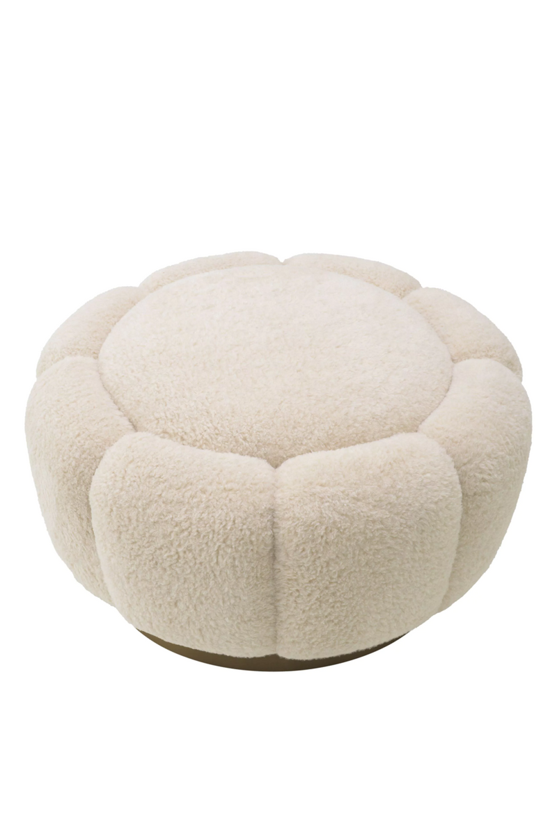 Pouf Brisbane crème | Eichholtz Inger | Meubleluxe.fr