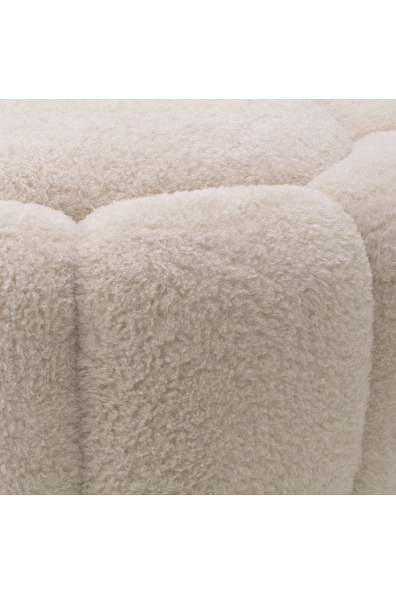 Pouf Brisbane crème | Eichholtz Inger | Meubleluxe.fr