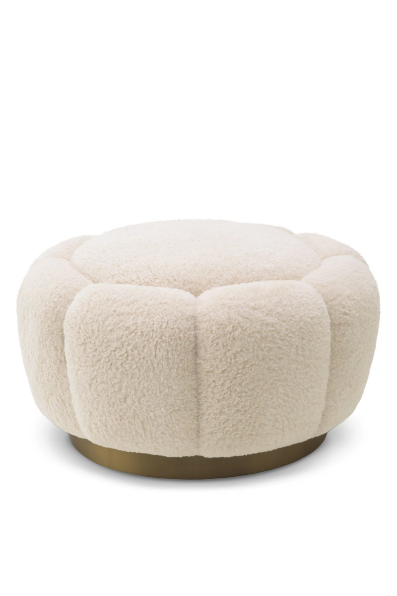 Pouf Brisbane crème | Eichholtz Inger | Meubleluxe.fr