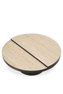 Table basse en bronze et travertin | Eichholtz Excelsior | Meubleluxe.fr