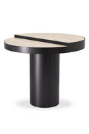 Table d'appoint en bronze et travertin | Eichholtz Excelsior | Meubleluxe.fr