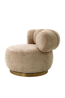 Fauteuil en Lyssa sable | Eichholtz Phedra | Meubleluxe.fr