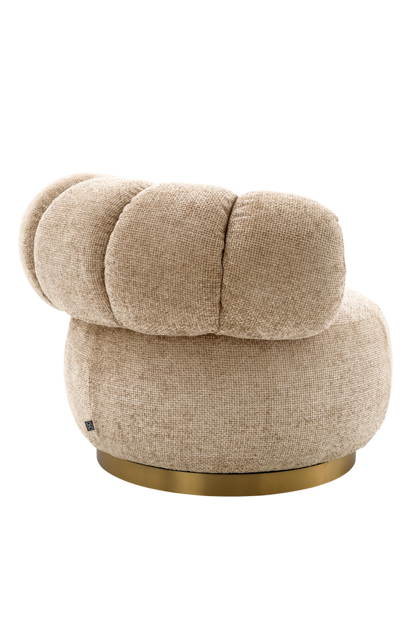 Fauteuil en Lyssa sable | Eichholtz Phedra | Meubleluxe.fr